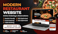 build a modern restaurant website with ordering and reservations