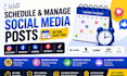 schedule social media posts via buffer hootsuite later metricool schedule post
