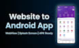 convert your website into an android webview app