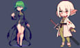create pixel art character pixel sprite sheet game art nsfw pixel animation