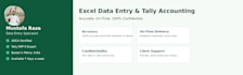 do excel data entry and spreadsheet cleanup