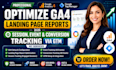 optimize ga4 landing page reports with session event conversion tracking gtm