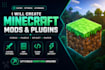 develop custom minecraft mods and smp plugins