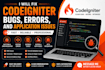 fix codeigniter bugs, errors, and frontend backend issues