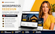 redesign your wordpress website with modern responsive layout