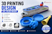 create 3d printing design and stl files