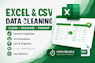 clean, merge, and automate large excel or CSV datasets