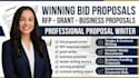 write winning bid proposal, rfp response, business and tender proposal