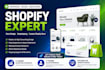 design or redesign a professional shopify store