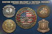design do stunning military patch, logo and badge