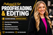 proofread and edit english documents fast