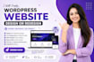 get design or redesign a modern wordpress website