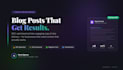 write SEO optimized blog posts and articles for your website
