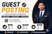 do SEO guest posting on high da sites