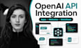 integrate openai API into your app or website
