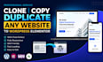 clone, copy, duplicate any website into wordpress elementor in 24hrs