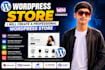 develop wordpress websites and ecommerce store