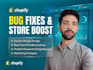 be your shopify developer for custom coding, shopify bug fixing, liquid fixes