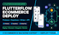 deploy ecommerce flutterflow mvp mobile app to firebase supabase api integration