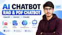 build ai chatbot with rag, PDF chat, knowledge base and vector database