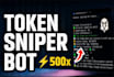 do automated front running bot, volume bot, pumpfun bot, sniper bot development