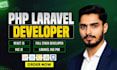 build a full stack web application using php, laravel and react