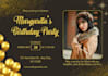 design a modern birthday invitation card