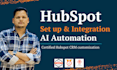 implement, set up, and integrate hubspot CRM