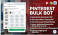 develop a custom pinterest chrome extension and automation bot
