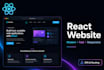 build react spa with routing and responsive design