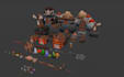 create low poly 3d assets and characters in blender