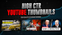 design high CTR youtube thumbnails for your videos