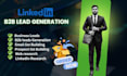 targeted b2b leads from linkedin profile using web research