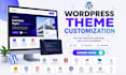 customize wordpress theme, elementor, divi, wpbakery expert