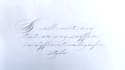 write elegant handwritten letters and calligraphy