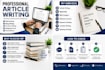 article and blog writting