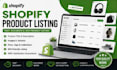 do shopify product and data entry listing