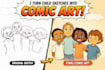 draw your child sketch into professional comic art
