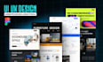design figma website design and website UI UX