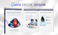 create a stunning canva ebook, lead magnet or digital guide design