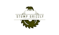 do grizzly bear tree stump logo for a stump grinding service