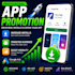offer android mobile app promotion, game promotion and app install