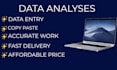 do accurate data entry and copy paste work professionally