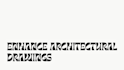 enhance your architectural drawings professionally