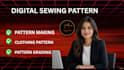 design sewing pattern grading cloth converting pattern garment