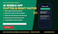 develop ai mobile app in flutter or react native with openai