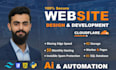 develop dynamic and static websites using cloudflare