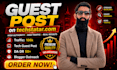 do a guest post on a high quality site