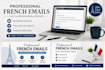 write professional french emails and messages