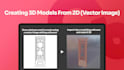 convert 2d 3d files stl dxf PDF images to cad